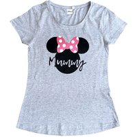 Disney Minnie Mouse T-Shirt Minnie Mouse Damen T-Shirt MUMMY für Mütter, Geburt Entbindung Schwangerschaft Muttertag Mini Maus Gr. S M L XL von disney minnie mouse