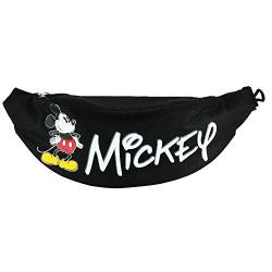 Disney mickey mouse hüfttasche, schwarz von disney