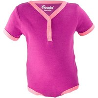 divata Kurzarmbody Kurzarm Baby Body mit Henley-Ausschnitt, mitwachsend - Mädchen Babybody - Frühchen Kleidung ab Gr. 44 von divata