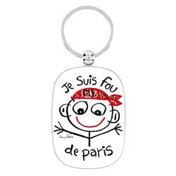 DLP - Schlüsselanhänger OPAT Fou de Paris, Mehrfarbig, Large von dlp