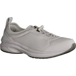 docPrice mediFLEX Professional 100110 Weiß - Sportschuh Weiß - Damenschuhe Bequeme Schnürschuhe, Weiß, 40 EU Weit von docPrice