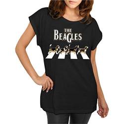 Frauen und Damen T-Shirt Beagle Beagles Größe XS - 5XL von dog like a boss