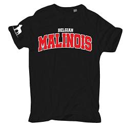 Männer und Herren T-Shirt Belgian Malinois Logo Größe S - 5XL von dog like a boss