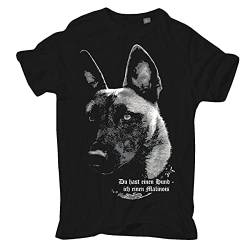 dog like a boss Männer und Herren Tshirt Malinois Motiv mit Spruch Größe S - 5XL von dog like a boss