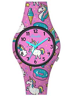 Doodle Watch Kinderuhr Einhorn Quarz mit Silikonband 32 MM DO32009 von doodle