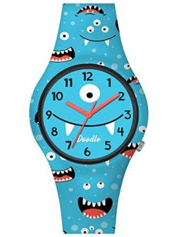 Doodle Watch Kinderuhr Monster Quarz mit Silikonband DO32011 von doodle