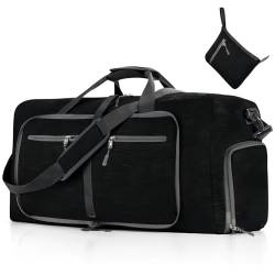 doorslay Turnbeutel mit Schuhfach, Handgepäck, Reisetasche, Sporttasche, Reisetasche für Damen und Herren, faltbar und erweiterbar von doorslay