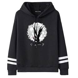 doyouwantmore Death Note Hoodie Harajuku Ryuk Cosplay Kostüm Printed Hooded Sweatshirt Pullover Sportswear für Unisex von doyouwantmore