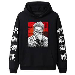 doyouwantmore Jujutsu Kaisen Hoodie für Damen Herren Anime Nanami Kento Cosplay Kostüm Bedruckt Langarm Sweatshirt Pullover Jacke Harajuku Trainingsanzug von doyouwantmore