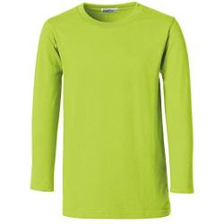 dressforfun 901001 Herren Longsleeve, Basic Langarmshirt, Rundhals, unifarben - Diverse Größen und Farben - (Hellgrün | L | Nr. 304052) von dressforfun