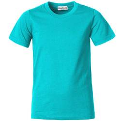 dressforfun 901026 Männer T-Shirt, Herren Basic Shirt, Kurzarm, Baumwolle, Rundhalsausschnitt - Diverse Farben und Größen - (Türkis | L | Nr. 304292) von dressforfun