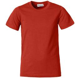 dressforfun 901026 Männer T-Shirt, Herren Basic Shirt, Kurzarm, Baumwolle, Rundhalsausschnitt - Diverse Farben und Größen - (Weinrot | L | Nr. 304262) von dressforfun