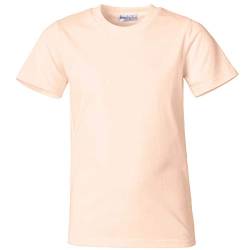 dressforfun 901032 Kinder T-Shirt, Basic Shirt mit Rundhalsausschnitt, Baumwolle - Diverse Farben und Größen - (Hautfarben | 128 | Nr. 304327) von dressforfun