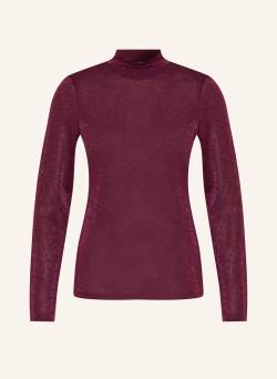 Drykorn Longsleeve Fjola Mit Glitzergarn lila von drykorn