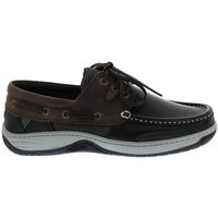 Dubarry Regatta, Dry Fast-Dry Soft Glattleder, Navy / Brown 3869-32 Bootsschuh von dubarry