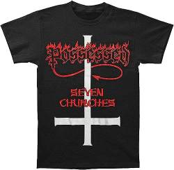 Possessed Mens Seven Churches T Shirt Black Size L von ducao