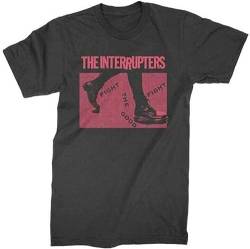 The Interrupters Fight The Good Fight Mens T Shirt Kings Road Merch Black Size L von ducao