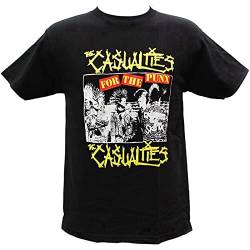 Men's The Casualties Punk Band Graphic T-Shirts L von ducie