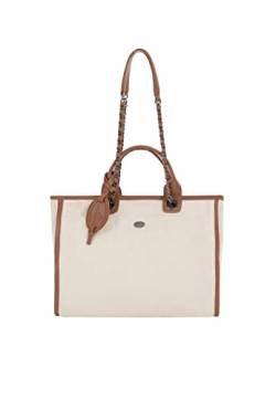 dulcey Women's Shopper Bag, BRAUN BEIGE von dulcey