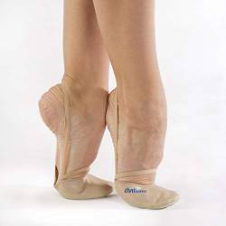 dvillena | Modell Ausbildung Beig | Tänzer Schuhe Sport Ballett | Berühmte Marke der Rhythmischen Sportgymnastik Spitzenschuhe für Mädchen und Frauen | Toe Shoes die von den größten Gymnastinnen von dvillena