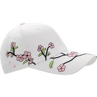 dy_mode Baseball Cap Sommerliche Damen Baseballkappe Frauen Schirmmütze Kappe Geblümt mit Schnalle-Verschluss von dy_mode