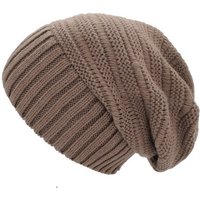 dy_mode Strickmütze Unisex Strickbeanie Strickmütze Herren Long Beanie Damen Wintermütze in Unifarben von dy_mode