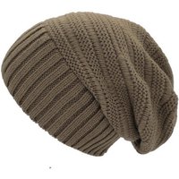 dy_mode Strickmütze Unisex Strickbeanie Strickmütze Herren Long Beanie Damen Wintermütze in Unifarben von dy_mode