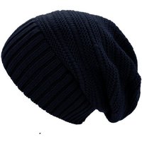 dy_mode Strickmütze Unisex Strickbeanie Strickmütze Herren Long Beanie Damen Wintermütze in Unifarben von dy_mode