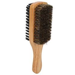 Doppelseitige Bartbürste, Bart-Styling-Bürsten Für Männer, Haarbürsten aus Holz Mit Holzgriff Und Rasierkamm Für Den Heimsalon von dykaae