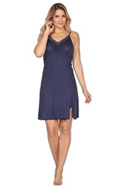 e.FEMME Damen Negligee Kaja 318 aus Viskose (Marine, 44) von e.FEMME