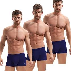 e.VIP® 3er Pack Herren Boxershorts Jacob 747 aus Micromodal (3xMarine, L) von e.VIP