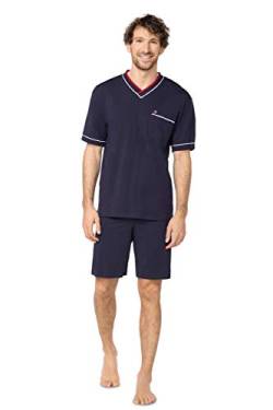 e.VIP ® Herren Schlafanzug Ralph 689 aus Baumwolle+Modal (Marine, XXXL) von e.VIP