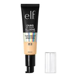 e.l.f. Camo CC Cream | Color Correcting Full Coverage Foundation mit LSF 30 | Fair 140 W | 30 g von e.l.f.