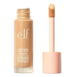e.l.f. Halo Glow Liquid Filter, Illuminating Liquid Glow Booster For A Radiant Complexion, Infused With Hyaluronic Acid, 5 Medium - Tan von e.l.f.