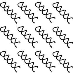 Schwarz Spirale Haarspange Spiral Pin Spirale Haar Clip Spin Clip Brötchen Haarnadel für DIY Haar Stil 20 Stück von eBoot