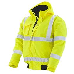 eXtreme Warnschutz-Pilotenjacke für Straßenbau/Baustelle/Industrie, warngelb, Größe 3XL von eXtreme