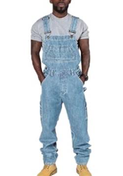 Herren Jeans Jeans Latzhose Herren Baggy verstellbare lässige Overalls Loose Fit Strampler Overalls von each women