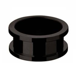 eeddoo Flesh Tunnel Schwarz Acryl 2,5 mm von eeddoo