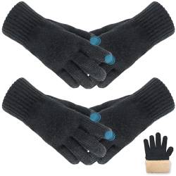 ehsbuy Winterhandschuhe Herren Thermo Touchscreen Warme Handschuhe Herren Strickhandschuhe Winter Gloves Men mit Weichem Fleece Futter von ehsbuy