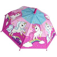 einhorn Stockregenschirm Kinder Mädchen Atumatik-Regenschirm Stock-Schirm Kuppelschirm von einhorn