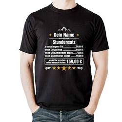 Stundensatz Handwerker Installateur Zünfte Zunftsymbol Handwerk T-Shirt Zunftlogo Klempner (L) von elbedruck