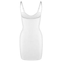 ELDAR Damen Shapewear Torsette-Miederkleid Vika Gr. S-3XL, figurformend, mit regulierbaren Trägern, 85% Polyamid mit 15% Elasthan Weiß von eldar ELDAR