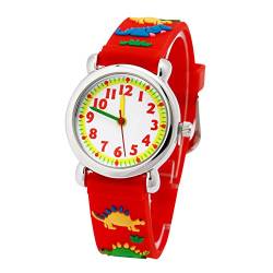 ele ELEOPTION Silikon Armband 3D Cartoon Digital Wasserdicht Kinderuhr von ele ELEOPTION