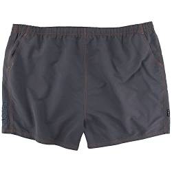 eleMar Graue Badehose Schwimmshort Schwimmhose Beachshort in Übergrößen für Herren in grau 6XL 8XL 9XL 10XL, Größe:9XL von eleMar