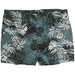 eleMar Männer Übergrößen Badehose Beachshort Schwimmshort Short grau-hellblau-weiß-schwarz Mehrfarbig bis 9XL, Größe:9XL von eleMar