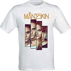 Men's PANLON T-Shirt Shirt of maneskin Cotton Men Woman T-Shirt Black T-Shirts & Hemden(Large) von elect