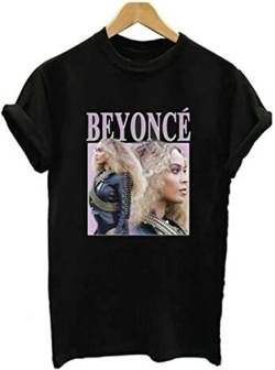 Rare Beyonce T-Shirt Tee Men Woman Black T-Shirts & Hemden(Large) von elect