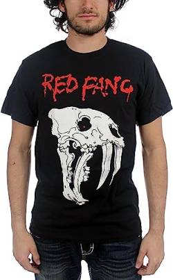 Red Fang Mens Logo T Shirt in Black T-Shirts & Hemden(Large) von elect
