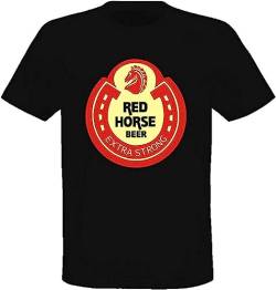 Red Horse Extra Strong Beer T-Shirt Black T-Shirts & Hemden(Large) von elect