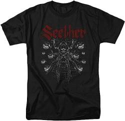 Seether Arachnoid Adult T-Shirt Black T-Shirts & Hemden(3X-Large) von elect